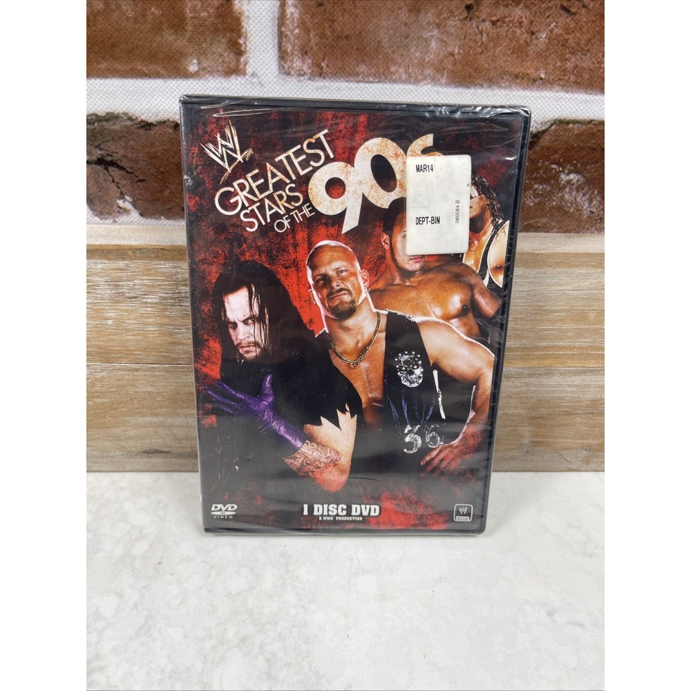 WWE: Greatest Stars of the 90's (3 DVD Set)New Sealed Rock Stone Cold Undertaker